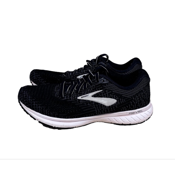 Brooks Revel 3 Women's Running Walking Shoes Sneakers Black/White Size 8.5M - Picture 12 of 12